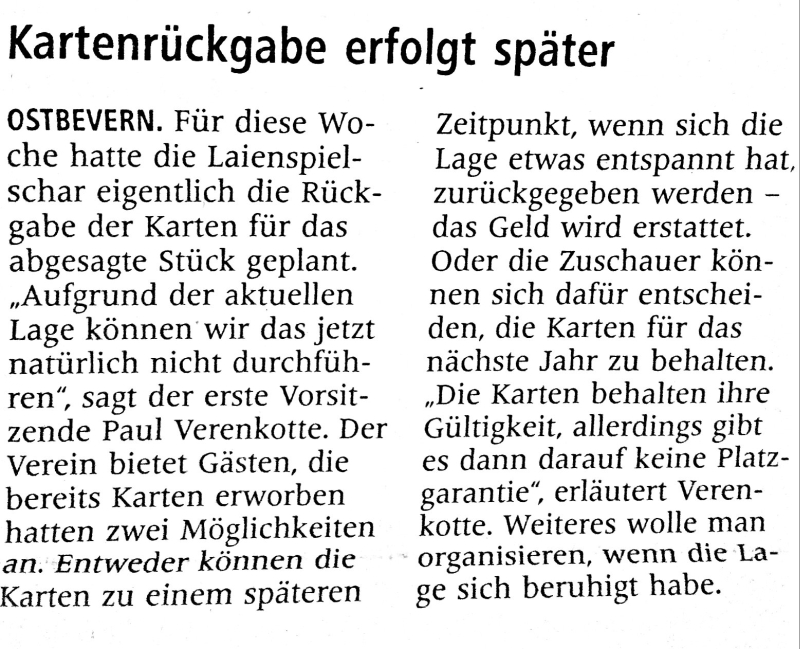 Rückgabe scan